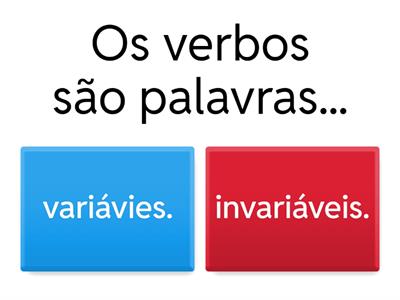 Verbos - 3.ºano