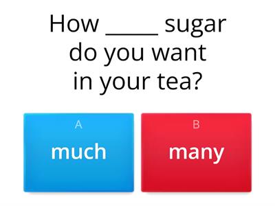 Countable and Uncountable - food