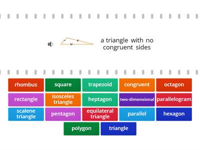 Geometry Terms -find the match