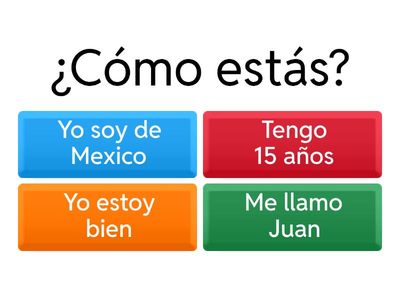 Basic Spanish questions
