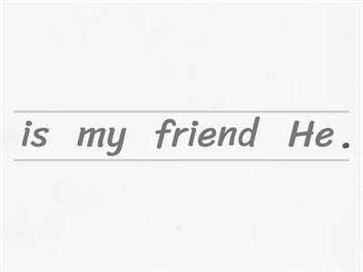 Verb to be - affirmative form