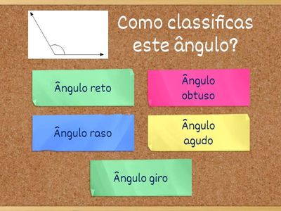 Ângulos - classificação