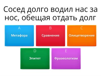 ОГЭ. Средства художестаенной выразительности