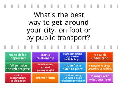 ADV Get: Phrasal Verbs