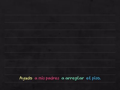 3. Я помогаю своим родителям убирать пол.