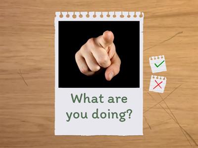 Present continuous - questions A1