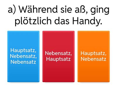 Haupt- und Nebensatz