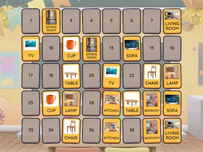 Parts of the house and objects of the house