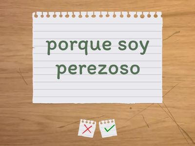 Giving reasons-¿Por qué? Porque...