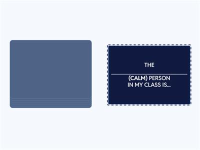 SUPERLATIVE SENTENCES