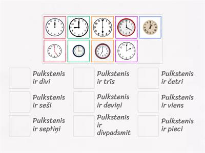 Pulkstenis.Apaļās stundas!