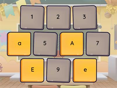 Upper and Lowercase Vowels