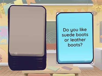 CLOTHES AND ACCESSORIES TALK A1/A2