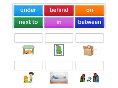 Positional Language (in, on, under, next to, behind, between)