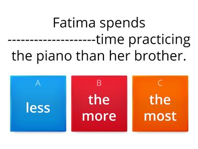 Comparing amounts ( 6th grade )