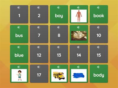 Memory game spelling 2