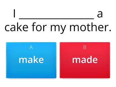 Irregular verbs