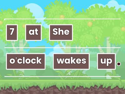 Arrange the Words into correct Sentences 