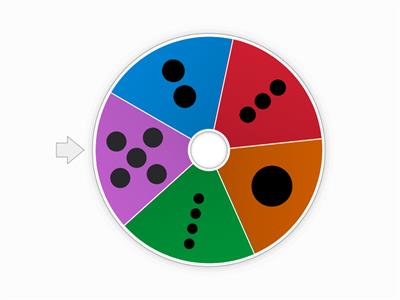 Subitising spinner to 5