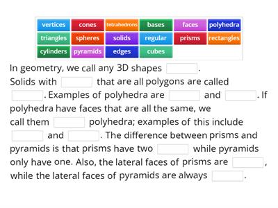 3D Geometry Review