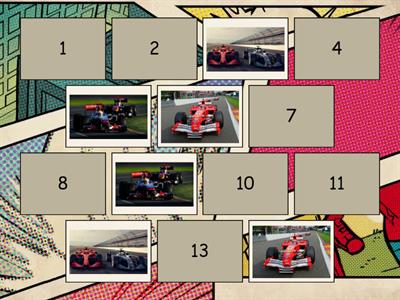 Formula 1 matching pairs