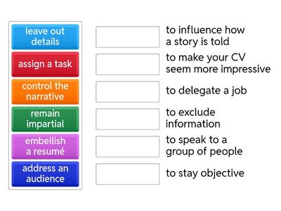 Negotiating conflict - Matching Type
