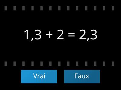 Calculs - Additionner nombres décimaux (1)