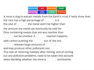 Sc201 L111 Mining and extraction summarised