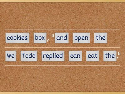 UNJUMBLE Quotation marks