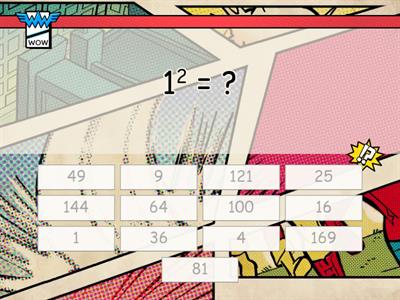 Perfect Squares Practice