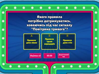 6 клас Правила безпеки для дітей під час війни