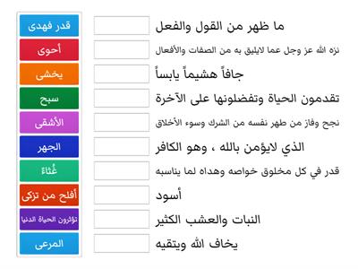  تفسير مفردات سورة الأعلى