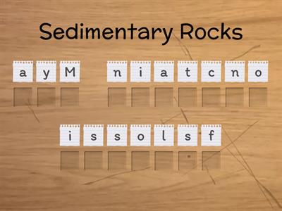 Sedimentary vs. Igneous Rocks