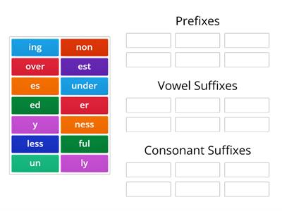 Affixes