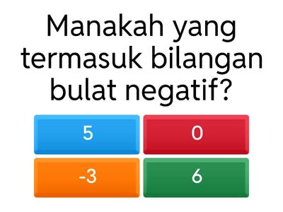 Operasi Bilangan Bulat