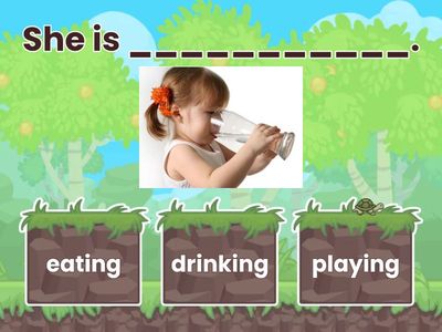 Present Continuous Kids Box 1 - Unit 10