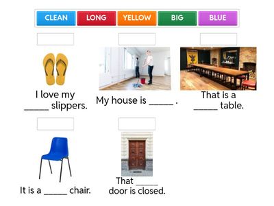 Match the right adjectives.
