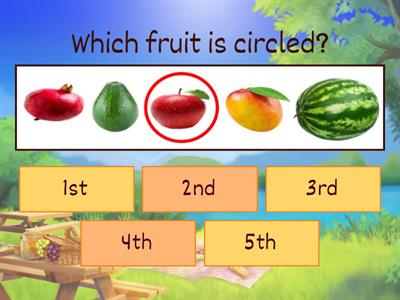 Ordinal Numbers 1-10