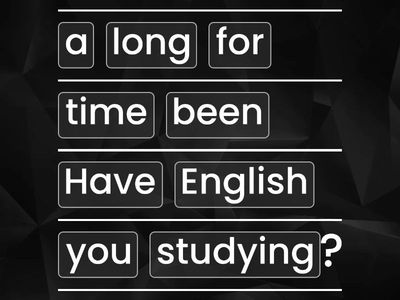 B1: Put the words in the correct order to make questions.