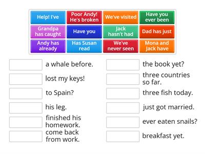 present perfect tense
