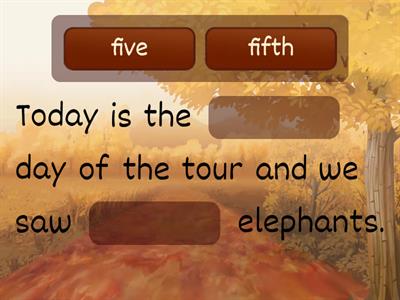 Numbers: cardinal vs ordinal