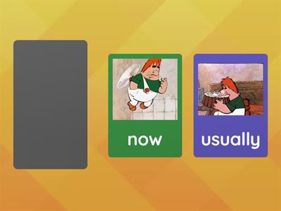 Present Simple VS Present Continuous // usually / now