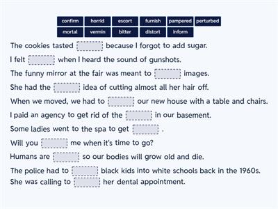 Megawords Book 1 Unit 4 cloze