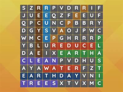 Earth Day Word Search