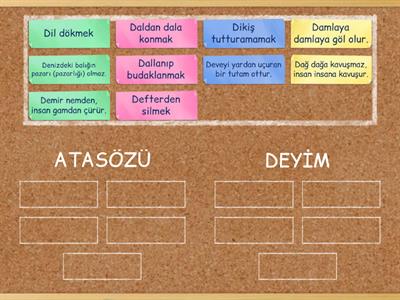 ATASÖZÜ ve DEYİMLER 4