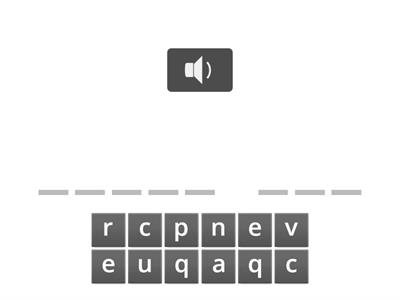 Food Opinions : Listen and Type the word!