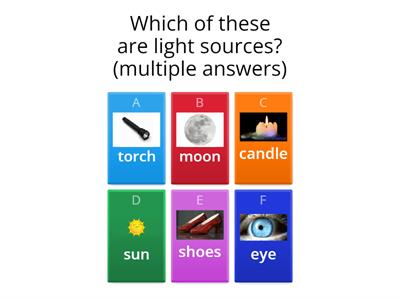 Light, dark and shadows