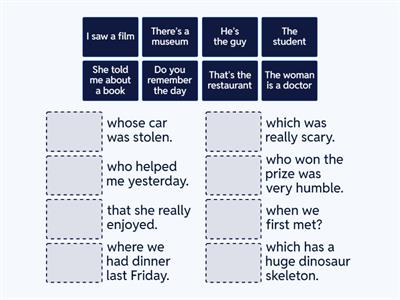 Relative Clauses