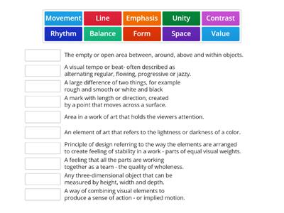 Elements and Principles of Art Design