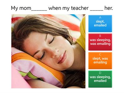 Past Progressive vs Simple Past Tense Activities --group project